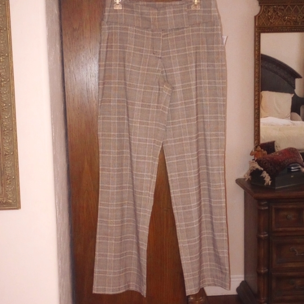 NWT Plaid Slacks Pants